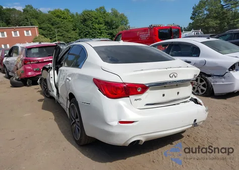 2014 Infiniti Q50 Sport from USA, damaged, VIN JN1BV7AR1EM683698